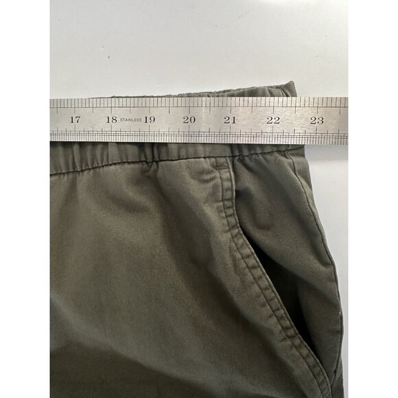Old Navy Mens Slim Taper Built-In Flex Pull-On Chino Pants 3XL Army Green Casual - Picture 8 of 14
